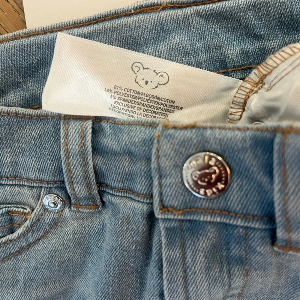NWT Koala Kids Toddler Girl 3T Short Set Pink Seersucker Lace Summer Jean - Picture 4 of 9